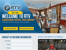 Tablet Screenshot of landing.realtourvision.com